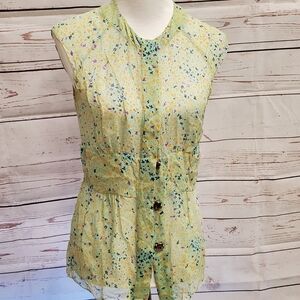 Juleh Juleh Silk Floral Top SZ SM